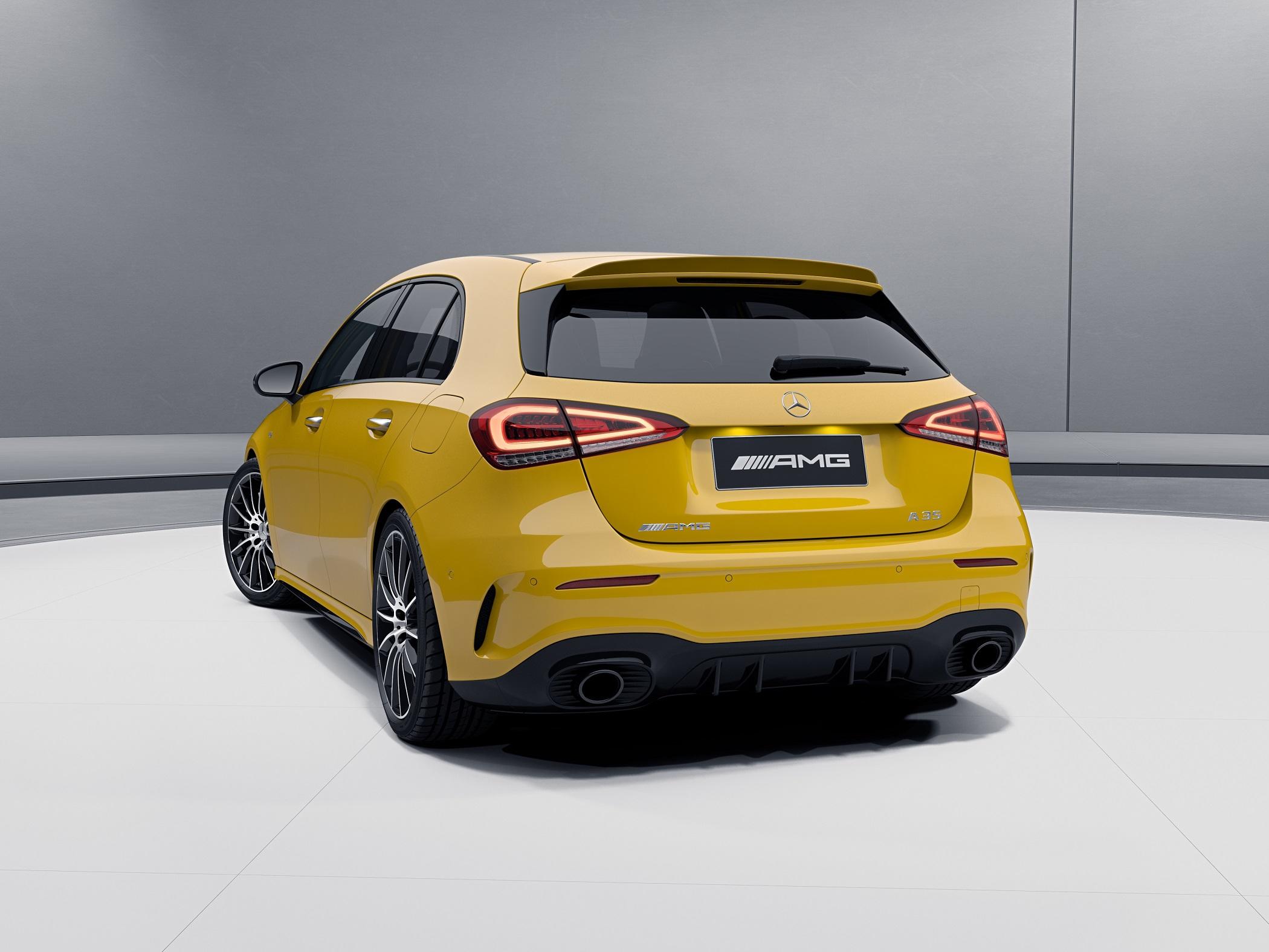 a 35 4matic拥有源自amg品牌的7大基因,以更紧凑的两厢"小钢炮"造型