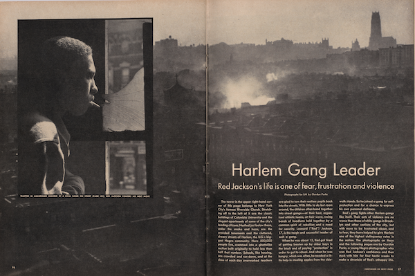 戈登·帕克斯拍摄的“哈莱姆黑帮头目”专题，刊登于1948年11月1日《生活》杂志。