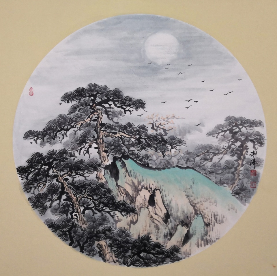 谢涛先生国画山水艺术作品欣赏