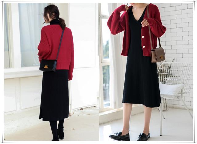 毛衣开衫 连衣裙