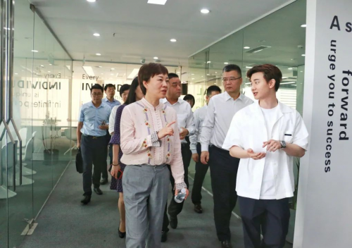 杭州市委副书记,萧山区委书记佟桂莉一行调研浙江英树