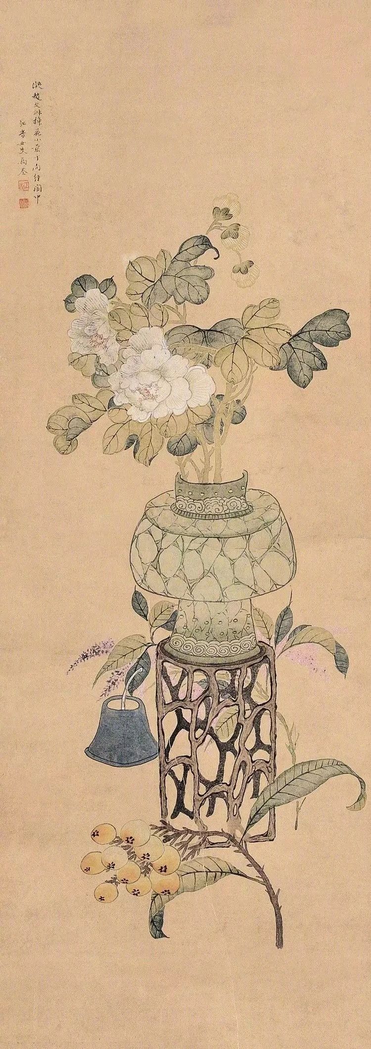 清·马荃笔下的画婉约细腻,美极了