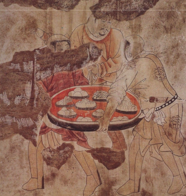 中国古代壁画上的面食