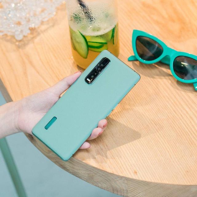 findx2pro竹青色6月1日开售治愈系外观吸睛网友给你爆灯