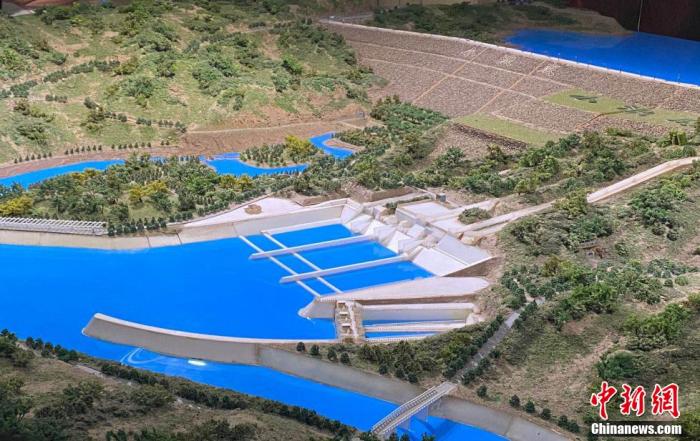 小浪底水利枢纽模型.房家梁 摄