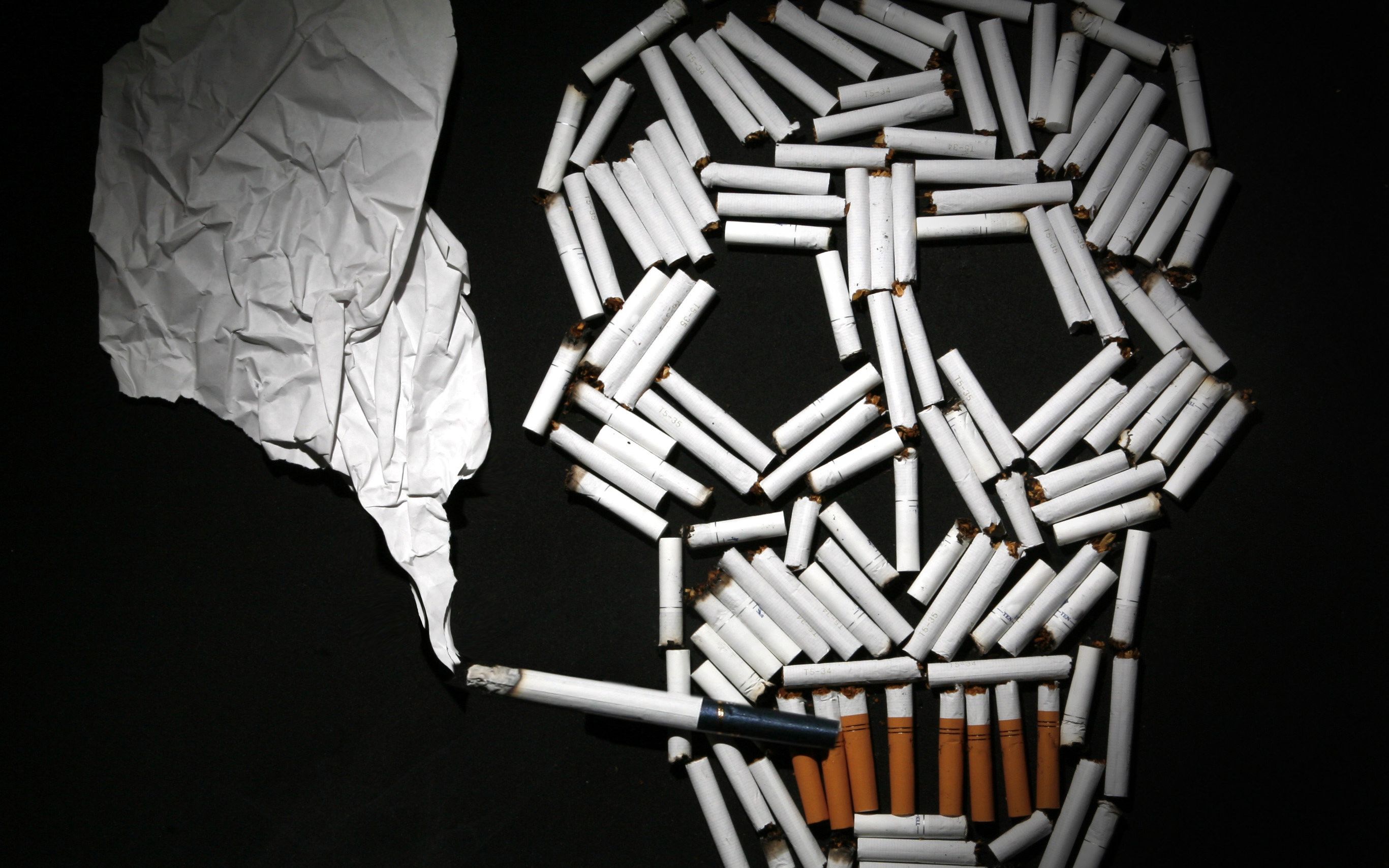 壁纸戒烟 简单图片