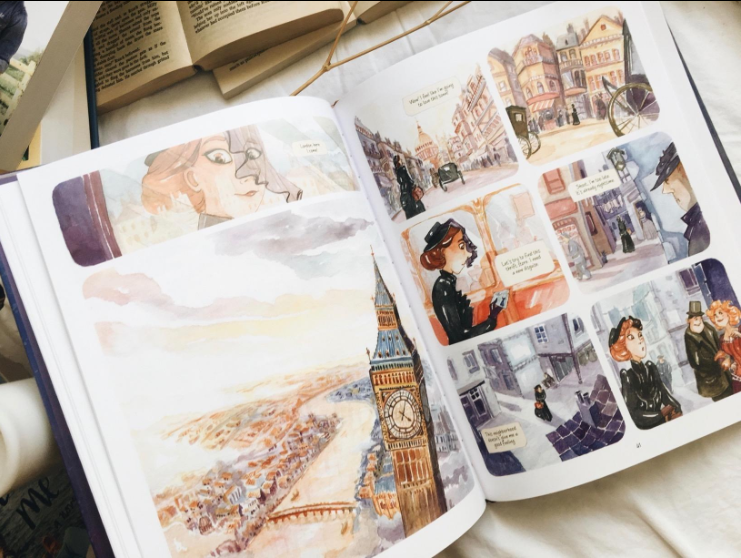 《福尔摩斯小姐:失踪的侯爵》漫画内页