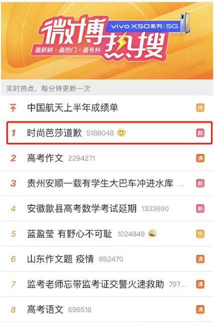 七七事变纪念日时尚芭莎拿良民证当梗后道歉