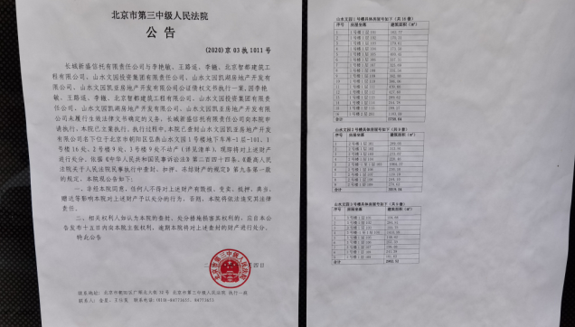 山水文园董事长_北京山水文园、壹号院等明星豪宅,即将在阿里拍卖平台上8折起拍