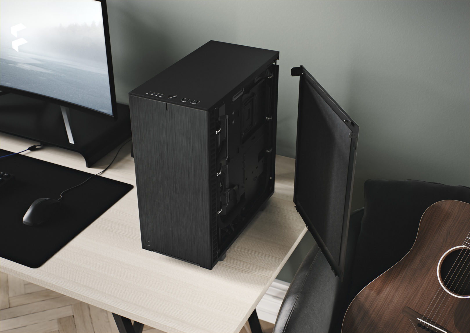 分形工艺发布define 7 compact:紧凑型的全塔机箱