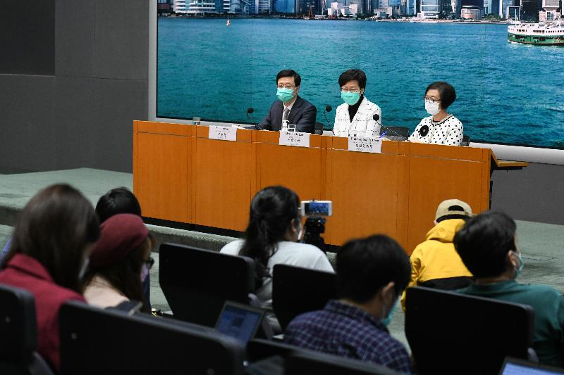 林郑：香港未来数周确诊病例会继续上升