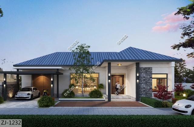 20万在农村建一栋平层美宅邻居看后直言也要来一栋