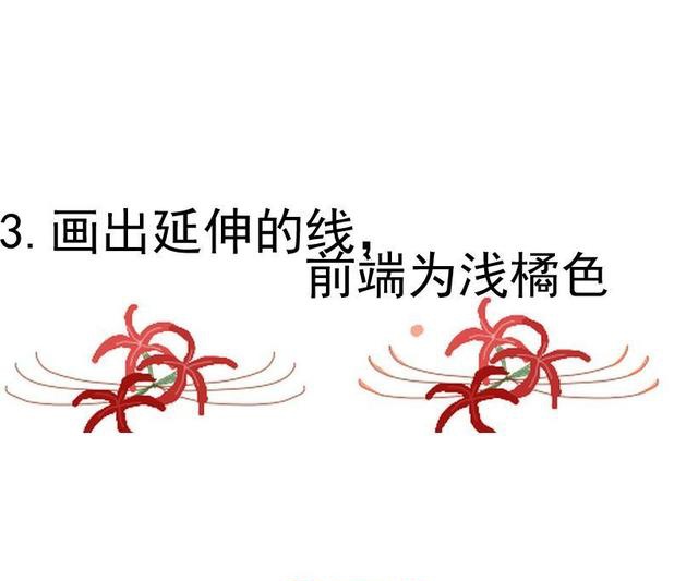 彼岸花画法教程 画法简单效果很好 凤凰网