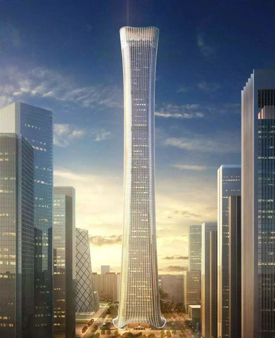 科技刷新高度,立邦参建528米首都第一高楼中信大厦中国尊