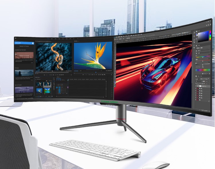 好物推荐:泰坦军团c49sh双显带鱼屏,32:9超宽比例