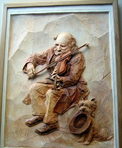 他6岁迷上"做木工",如今成为木雕艺术家,一幅画要刻30000多刀