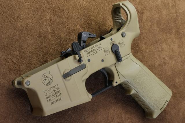 绝地求生m4原型sopmod是美军特种作战司令部金属气动玩具模型