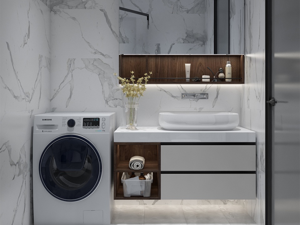 当家居整体美感提升的同时,怎么能忽略了洗手间.