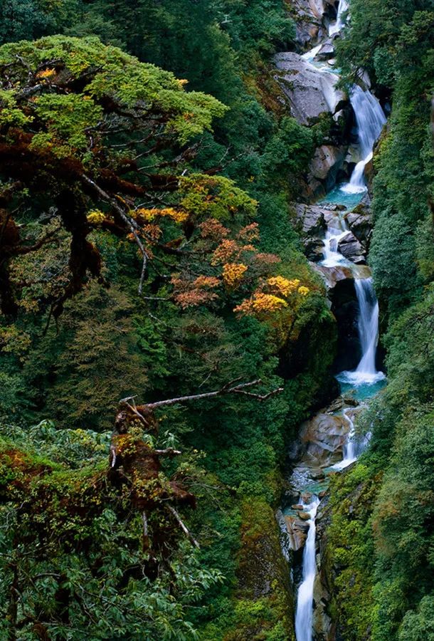 高山,峡谷,大河,陡坡.