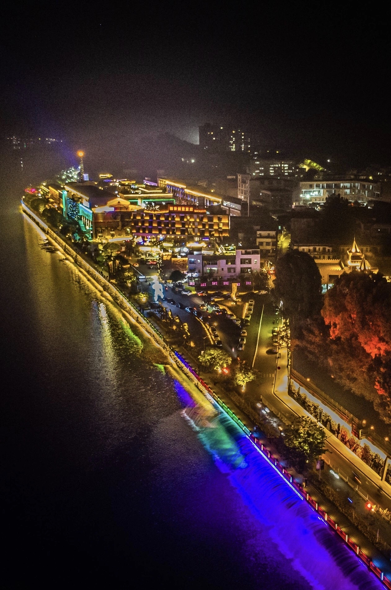 增城东门桥夜景图图片