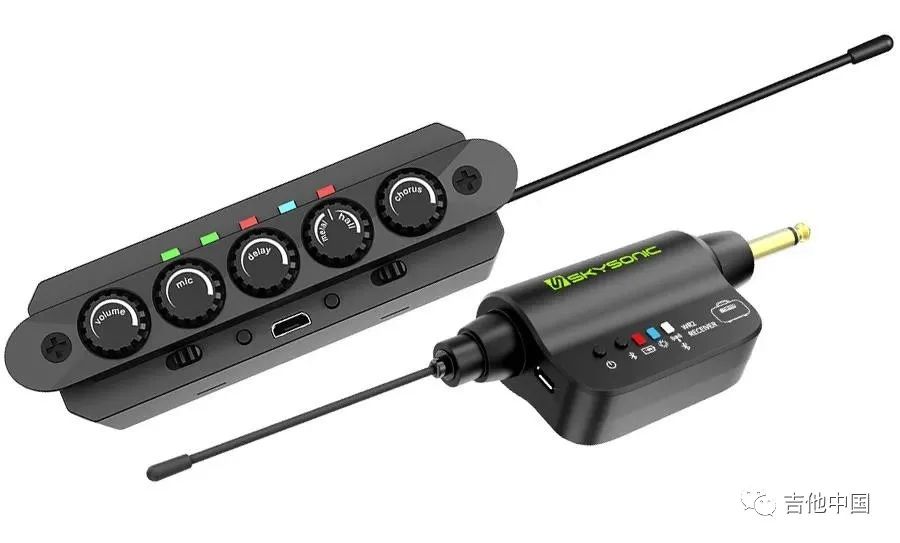 产品升级天音skysonicwr2无线共振拾音器支持蓝牙连接