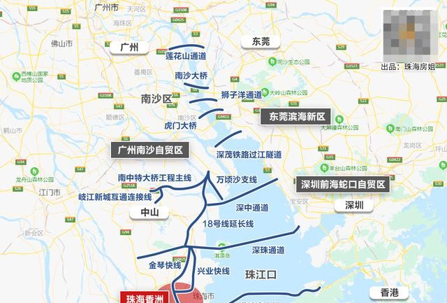 随着深珠通道的提上日程,大湾区真的"被缝上了".