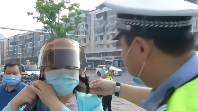 武汉交警推出“共享头盔”：驾驶人登记后可免费租借一周