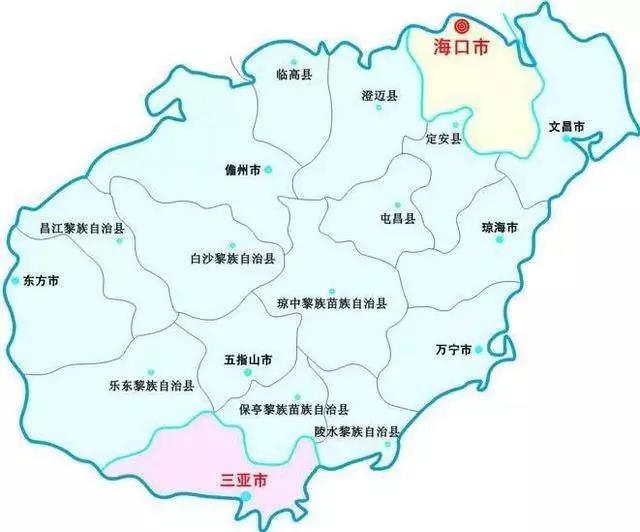 海南省地图高清版放大图片