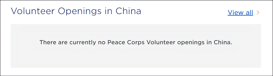 美国和平队决定撤离中国，卢比奥称中国已“不需要帮助”