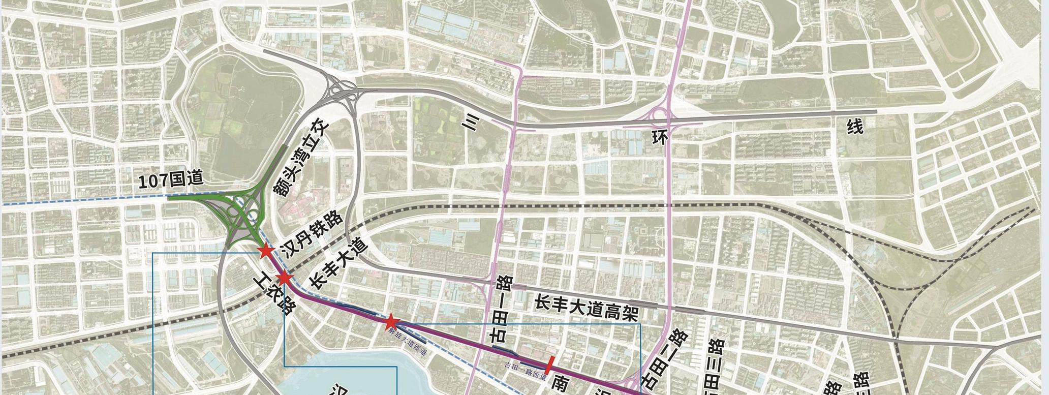 安远县古田大道规划图图片