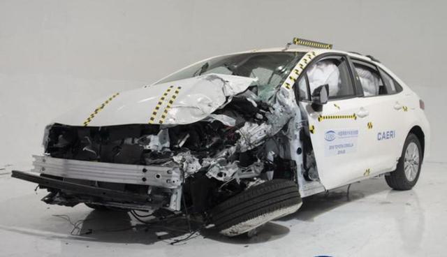 卡罗拉中保研碰撞测试成绩稳如山大众敢把朗逸拿出来battle吗