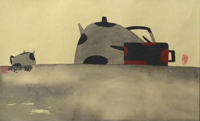 一茶一道,一壶一圆,天地朗朗,唯杨曾画.