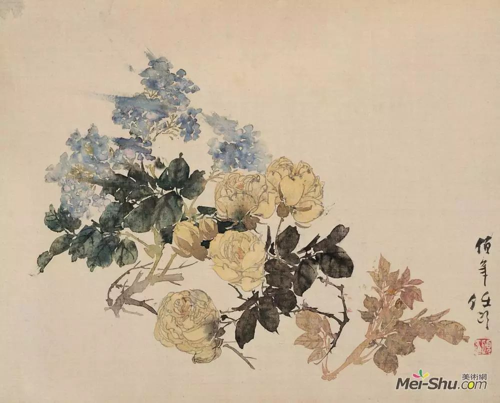 任伯年作品欣赏(中国美术馆馆藏画180幅)__凤凰网