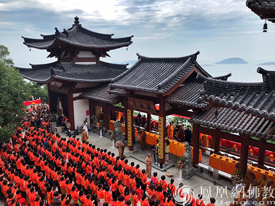 霞浦滨海留云寺(图片来源:凤凰网佛教 王枫涛提供)