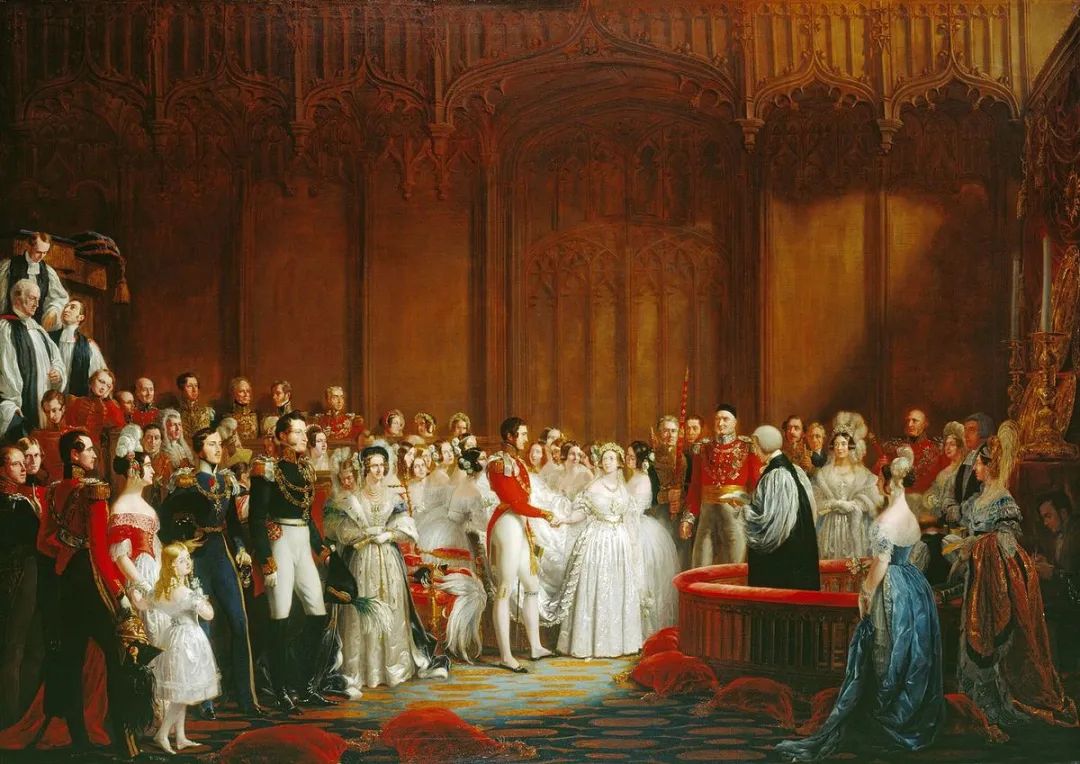 乔治&middot;海特《the marriage of queen victoria》,布面油画,195.