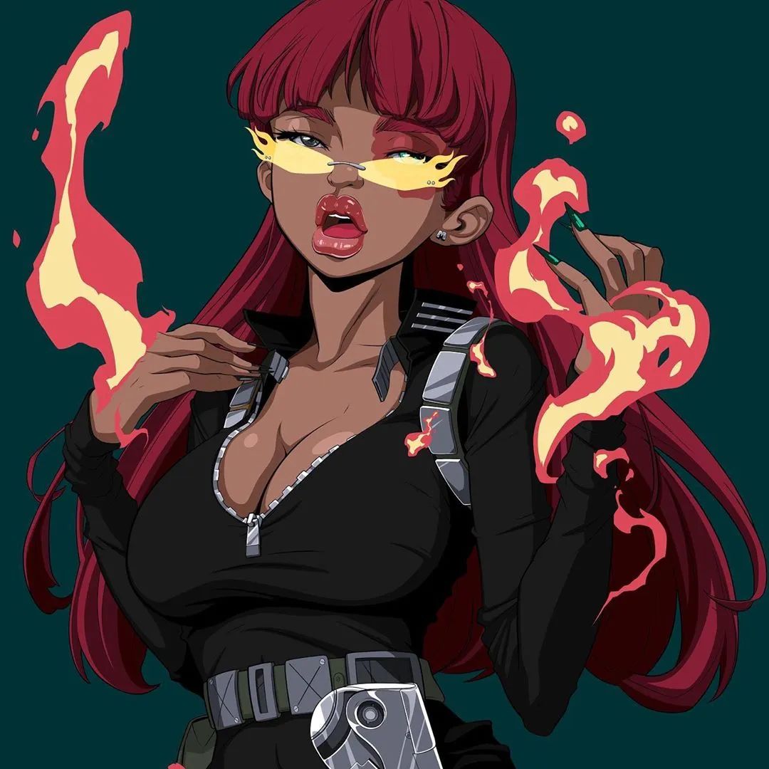 朋友圈配图丨如果所有二次元角色入坑潮流