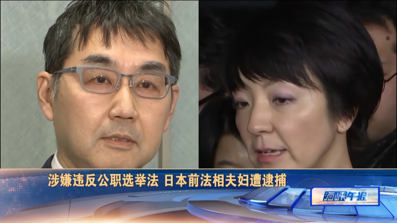 涉嫌违反公职选举法,日本前法相夫妇遭逮捕_凤凰网视频_凤凰网