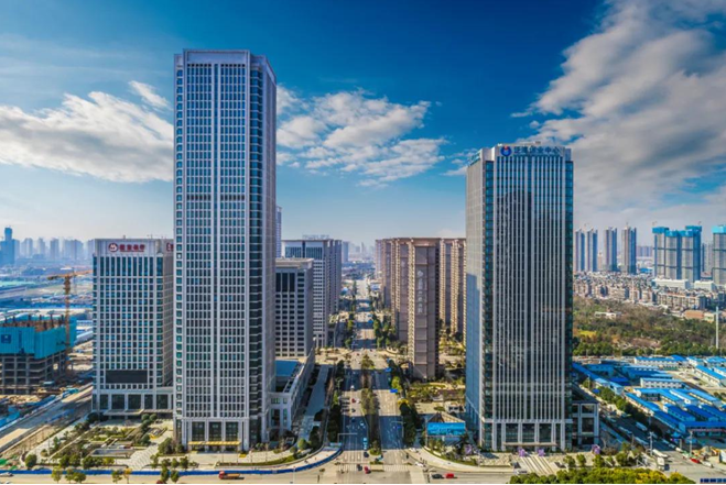 图/鸟瞰泛海城市广场一期