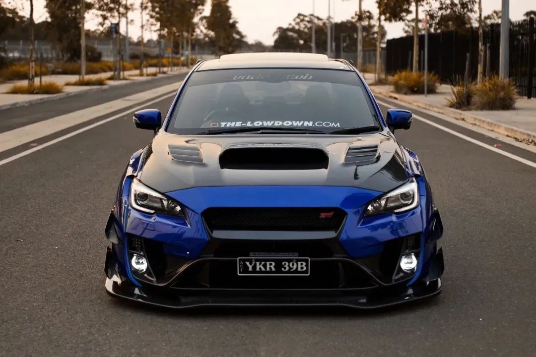 暴力狠角色,一台看着就很猛的斯巴鲁wrx sti