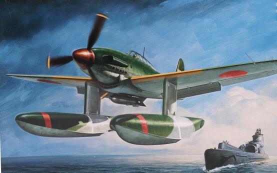 二战时期唯一的"潜水航母"舰载机,日军晴岚水上攻击机_凤凰网历史_凤