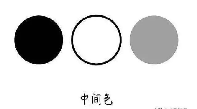 可以用在两个对比色之间,使颜色过渡更加自然.