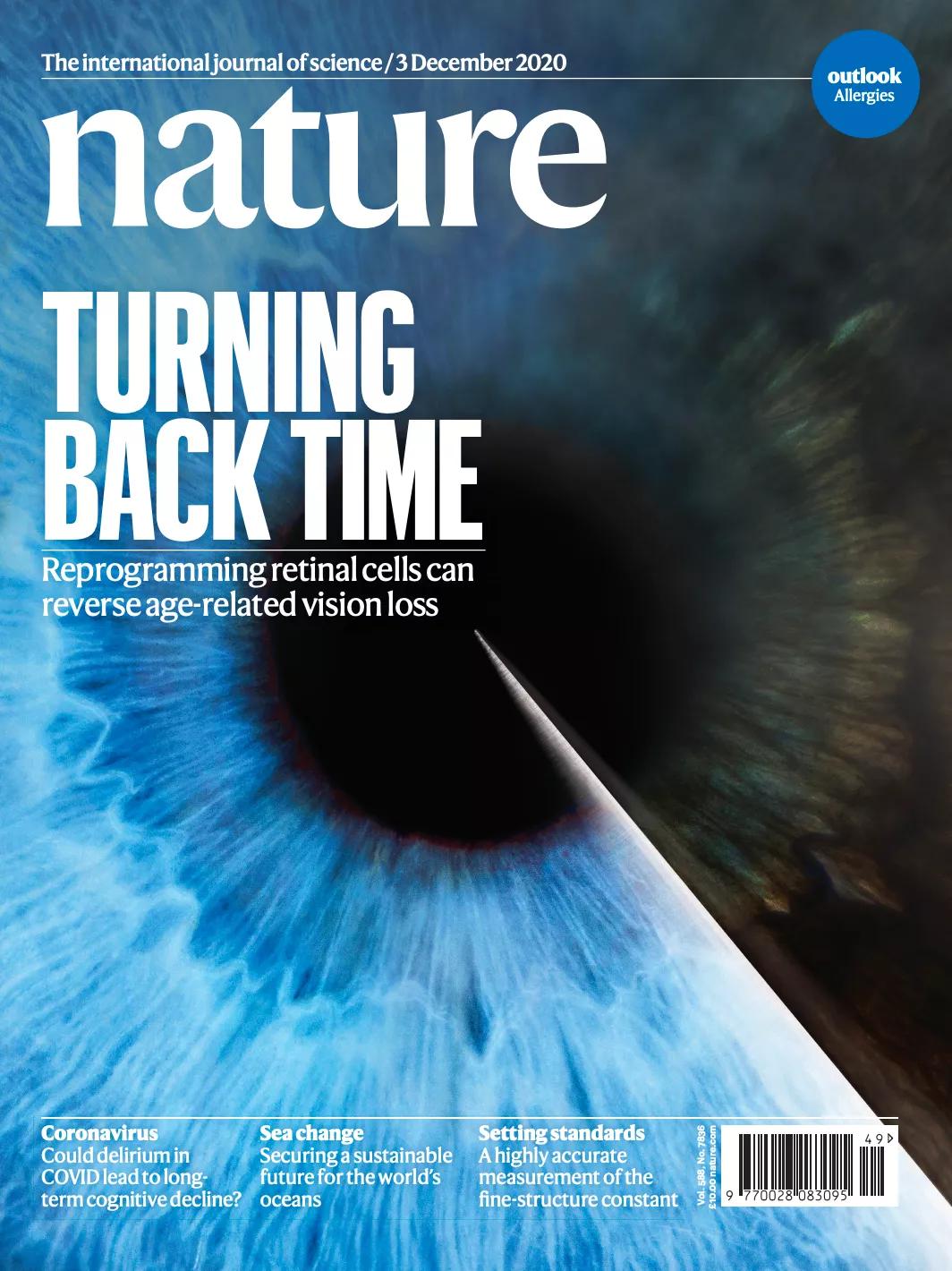 Nature封面：逆转视神经衰老恢复视力，医学治疗领域将产生重大转变_凤凰网