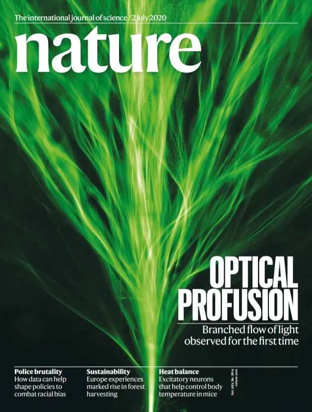 nature封面文章人类首次观测到激光支流