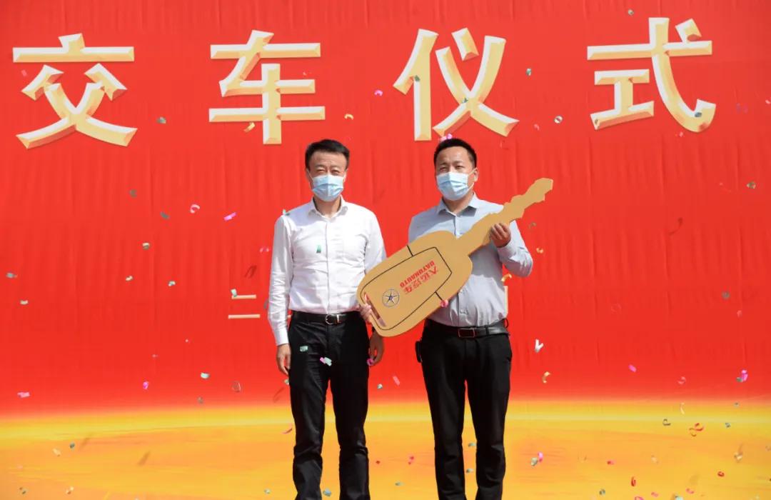 30辆大运新型智能化渣土车交车仪式圆满结束