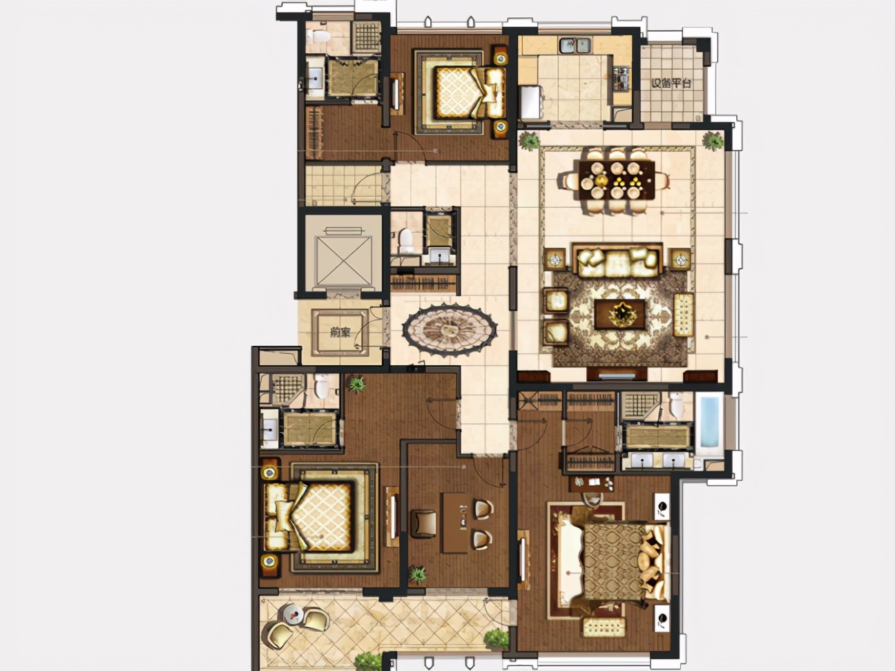 191平现代简约风大户型,带来恬淡,安谧的居住体验