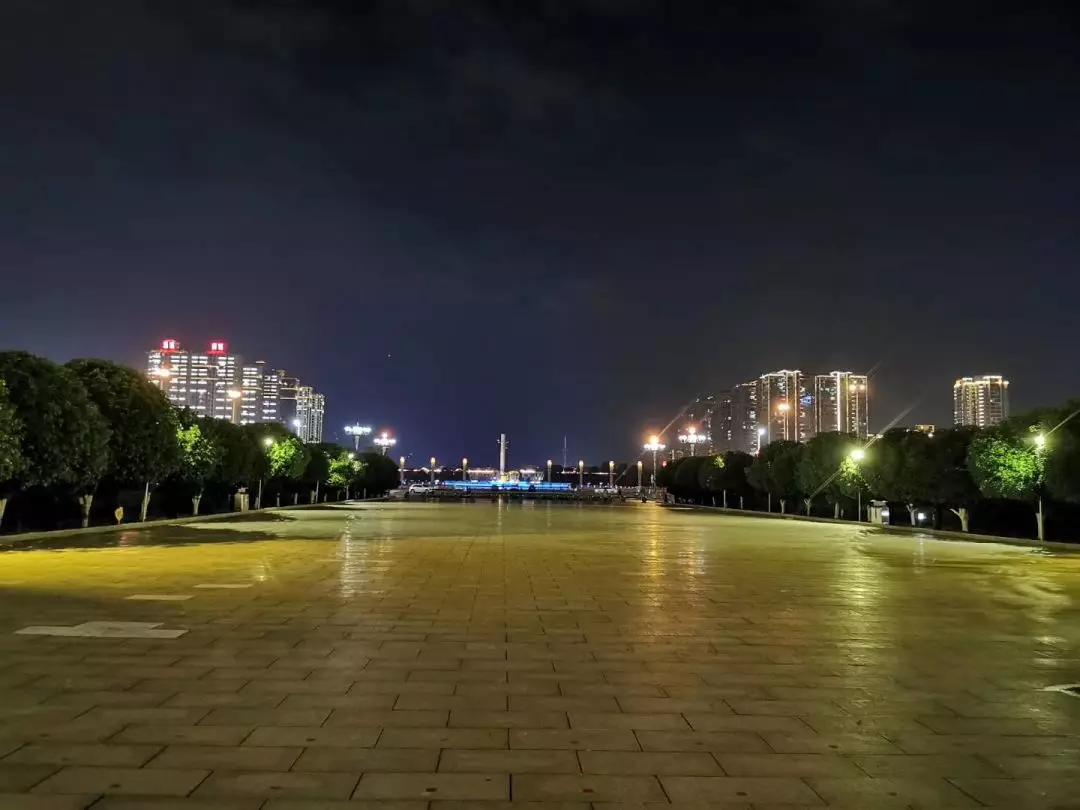 祁阳县政府广场夜景图图片