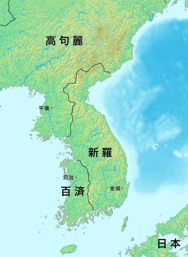 高句丽新罗百济地图图片