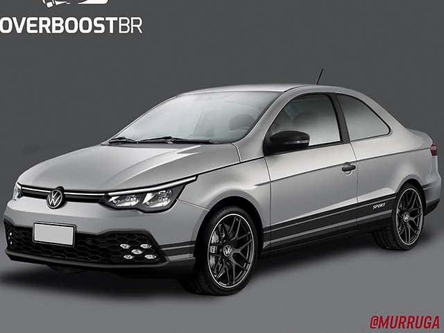 大众新"高尔夫"三厢版,双门轿跑造型,前脸贯穿灯带太吸睛