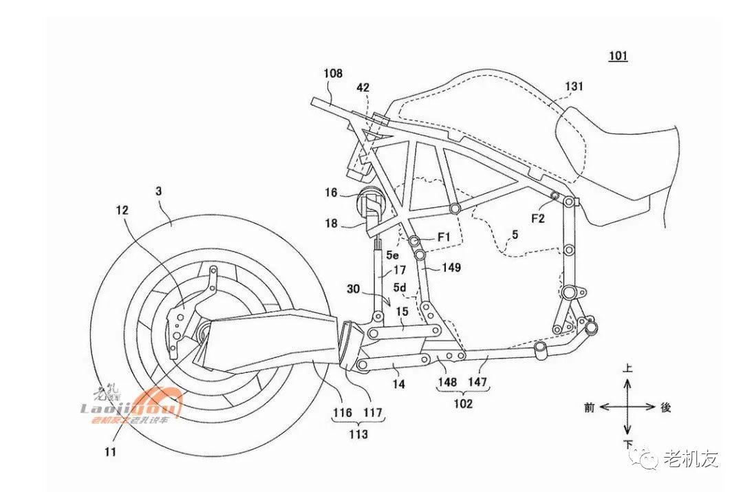 川崎h2r将再次升级配黑科技的独立前摇臂轮毂转向系统