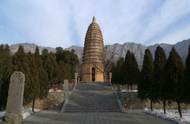 嵩岳寺塔地宫图片